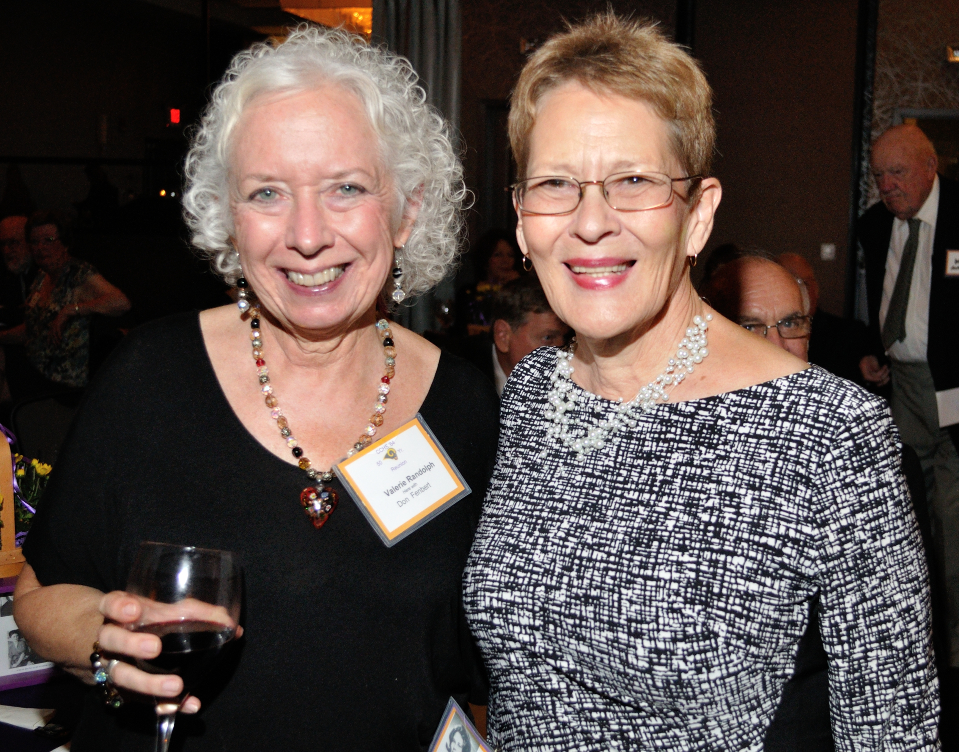 Don Fenbert's wife, Valerie, Linda Goddard