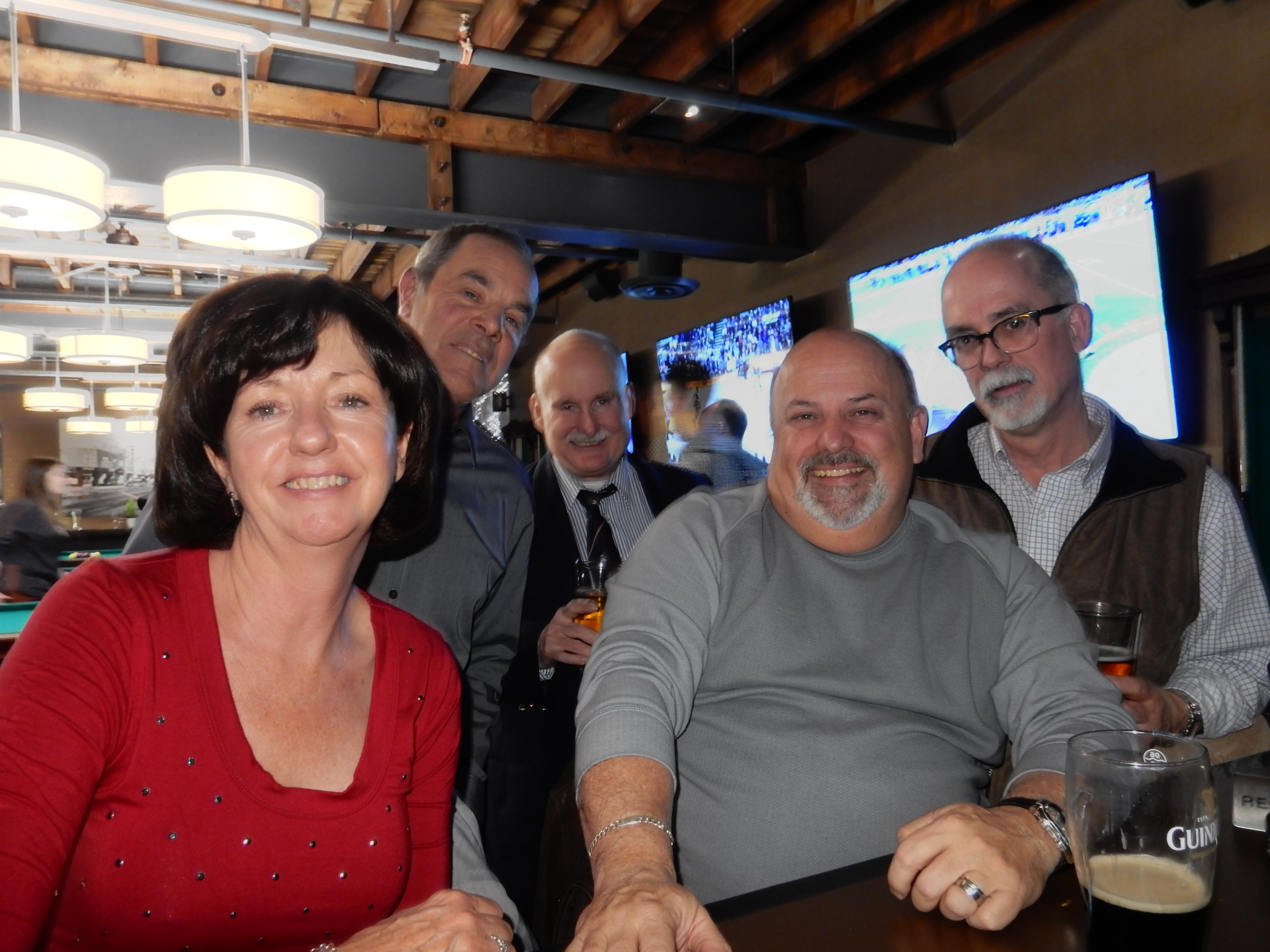 Mary Beth Mathe (Dunnigan), Joe Adamick, Bill Gilkinson, Jamie Matera, John Hartman