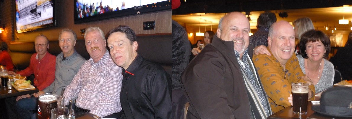 Left: Frank Baldanza, Sean Croake, Dave Jeffrey, Scott McNally. Right: Jamie Matera, Frank Dunnigan, Mary Beth Mathe