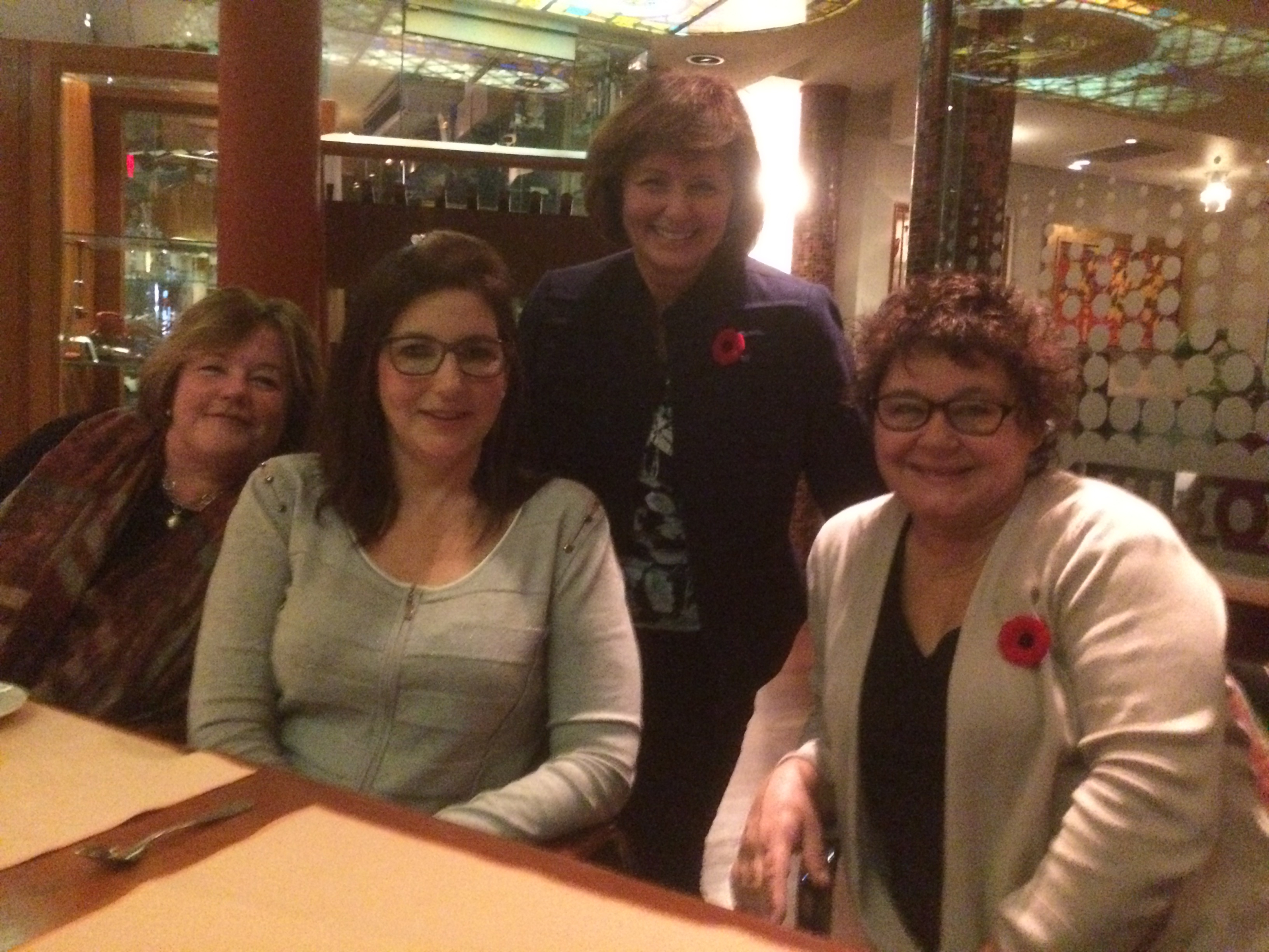 Maureen Donovan, Cecilia DeMonte, Gia Antonacci and Patty DeMonte