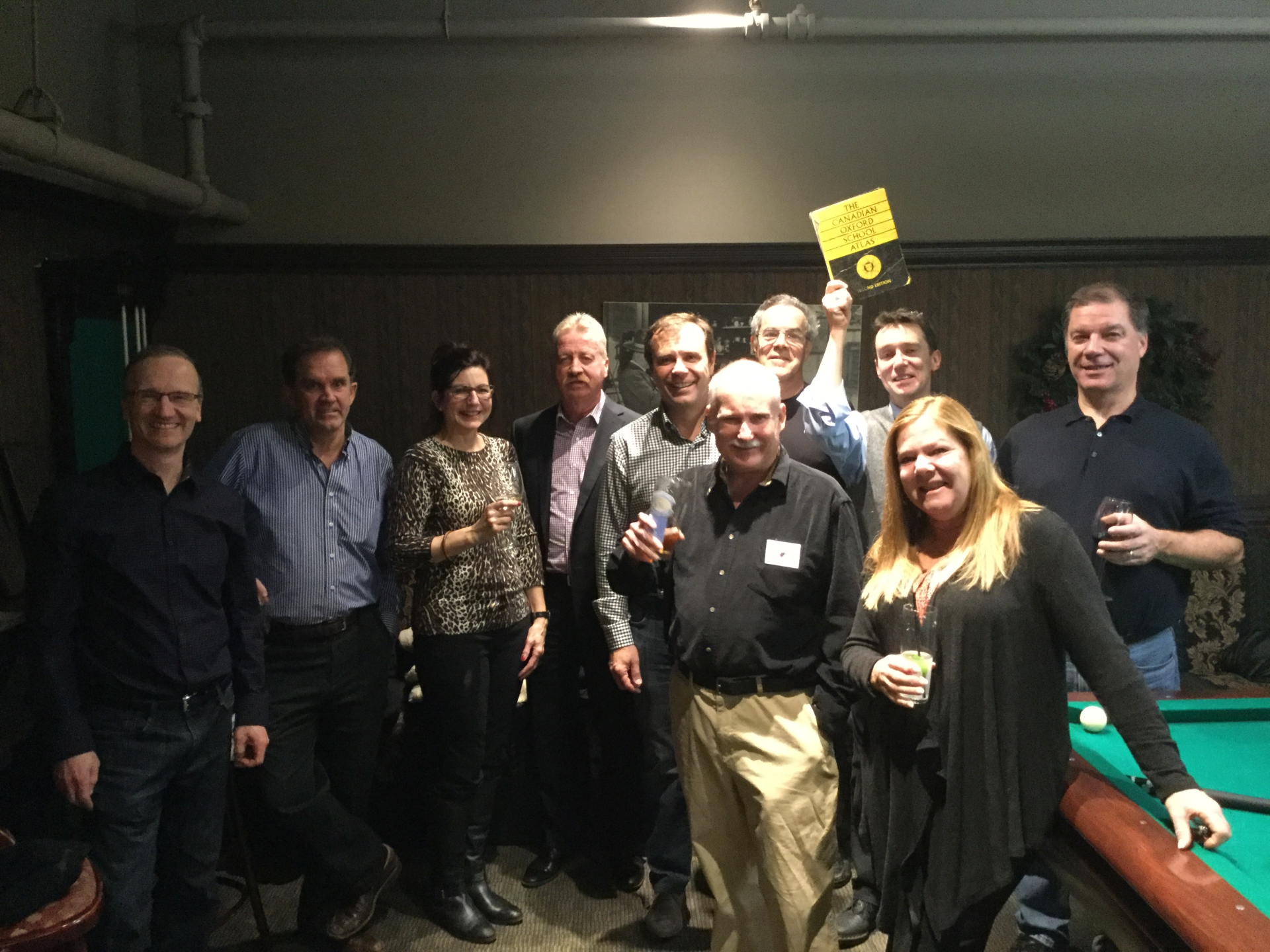 Frank Baldanza, Gerry Whelan, Cecilia DeMonte, Dave Jeffreys, Denis Gubert, Bill Gilkinson, Joe Adamick, Scott McNally, Leslie Corrigan, Mark Drury