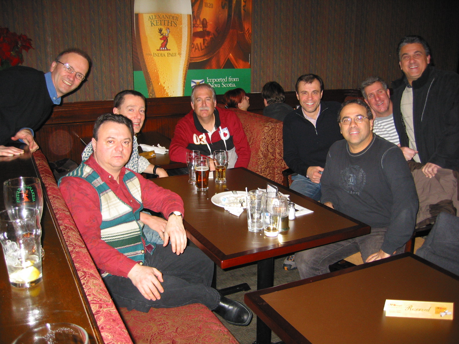 Frank Baldanza, Gerry Simone, Scott McNally, Frank McGrath, Denis Gubert, Sam Ierullo, Mike Smith, Dave Spagnolo