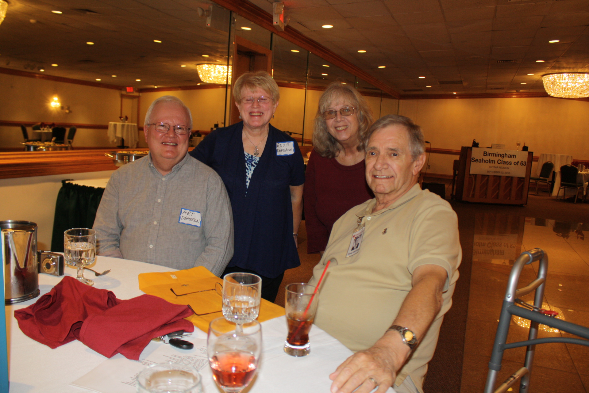 ART DAMERON, ROXI DAMERON, MARY LOU BUNYAN AND DOUG HAMILTON