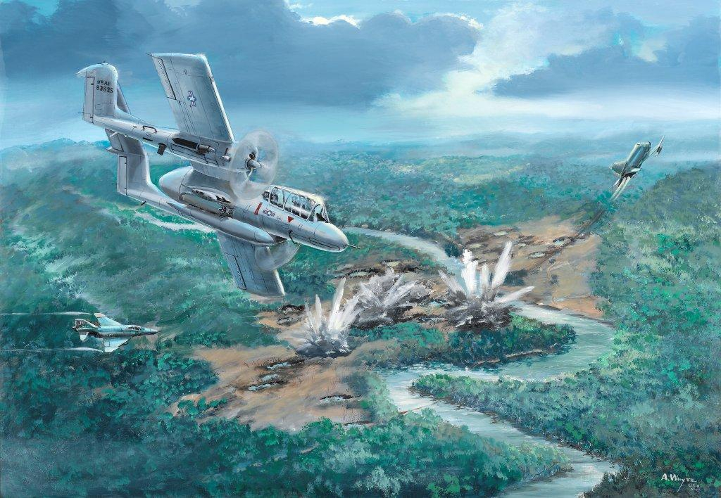 OV-10 Bronco in action