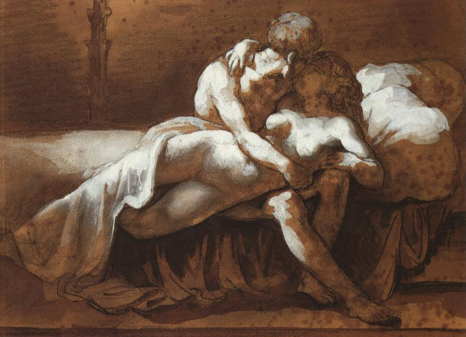 Theodore Jean Louis Gericault, 'The Kiss'