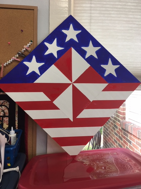 One of the Barn Quilts on the trail.