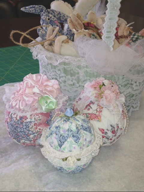 Folded Fabric Easter Egg
