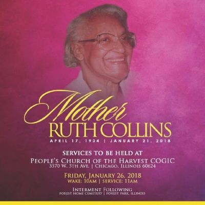 Ruth Collins (Woolfolk)