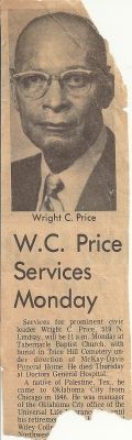 Wright Cuney Price