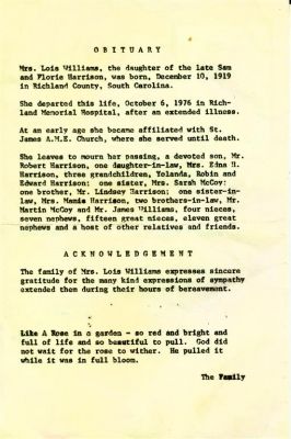 Losi Williams (Harrison)