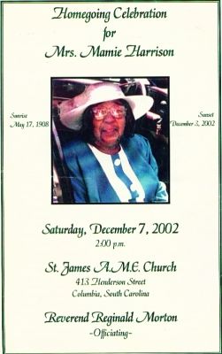 Mamie Harrison (Hayes)