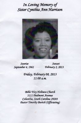 Cynthia Harrison (Askew)