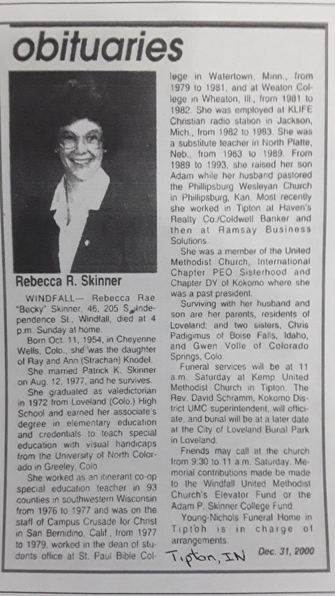 Becky Skinner (Knodel)