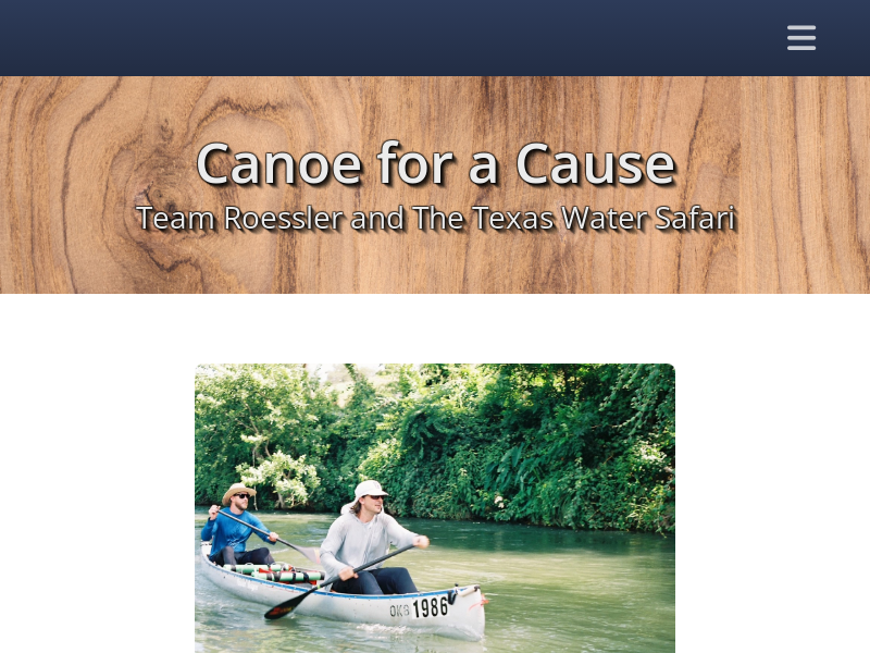 Canoe for a Cause