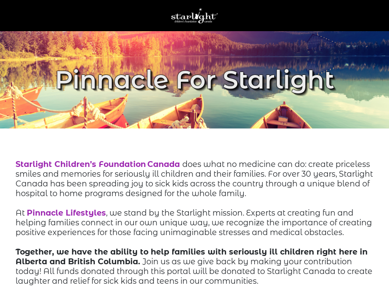 Pinnacle For Starlight