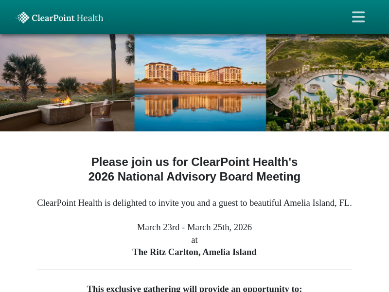 ClearPoint Health 2026 National Board Meeting