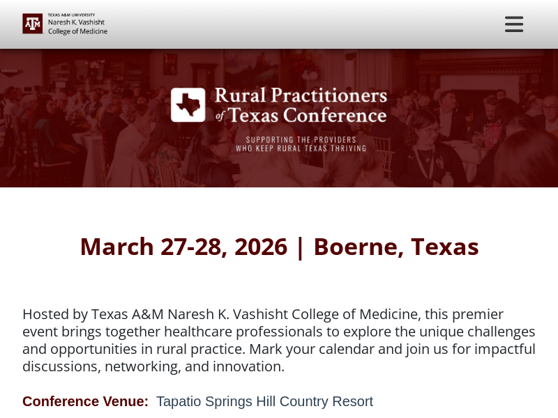 Rural Practitioners of Texas Conference