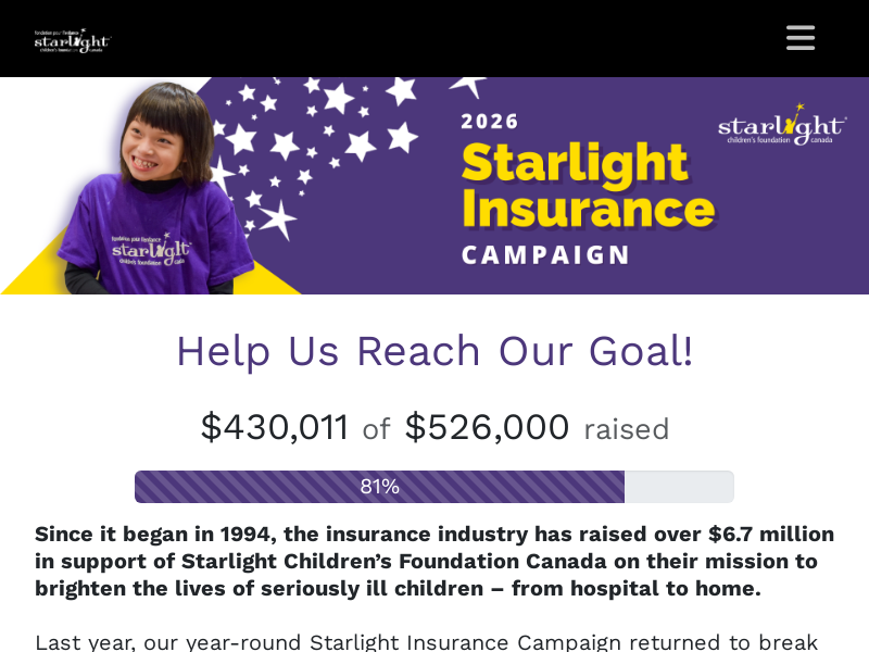 Starlight Insurance Campaign