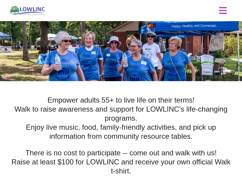 LOWLINC Annual Walk