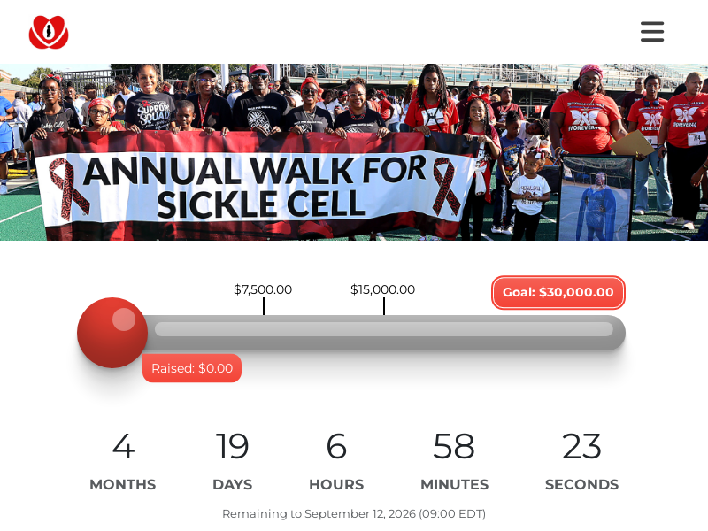 33rd Annual Walk for Sickle Cell