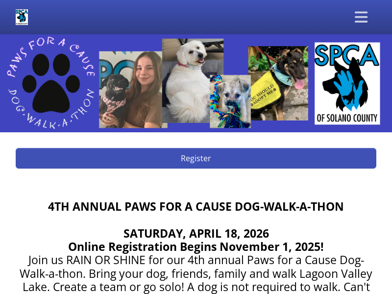 Paws for a Cause Dog-Walk-a-thon