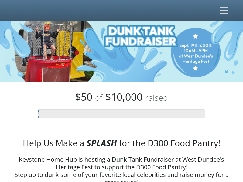 Make a Splash for the D300 Food Pantry 2026