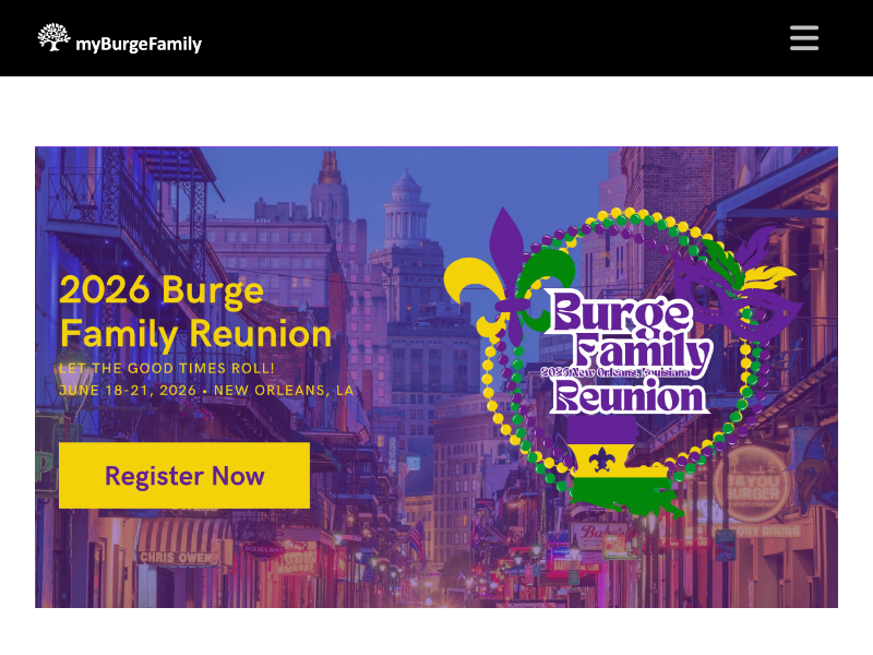 2026 Burge Family Reunion