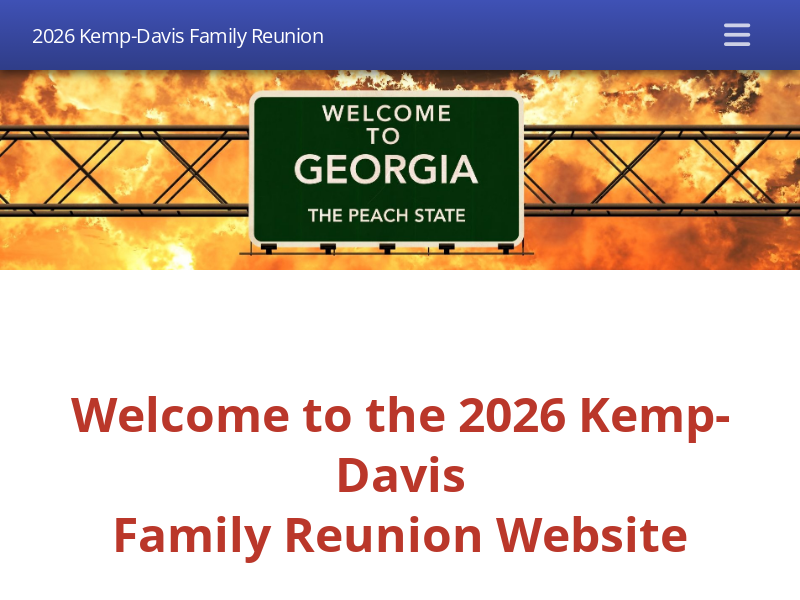 2026 Kemp-Davis Family Reunion