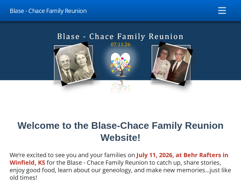 Blase - Chace Family Reunion