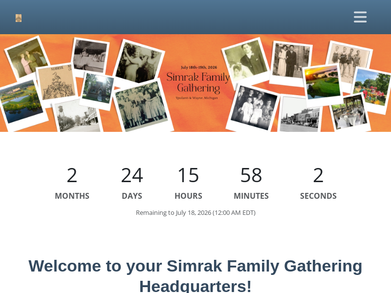 Simrak Family Gathering