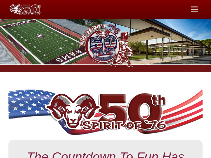 RHS Spirit of 76 ~ 50 Year Reunion