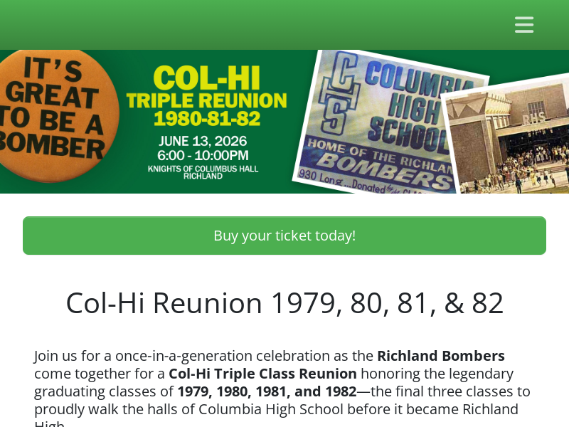 Bomber Triple (+1) Reunion (1979-1980-1981-1982)