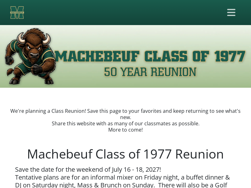 Machebeuf Class of 1977 Reunion